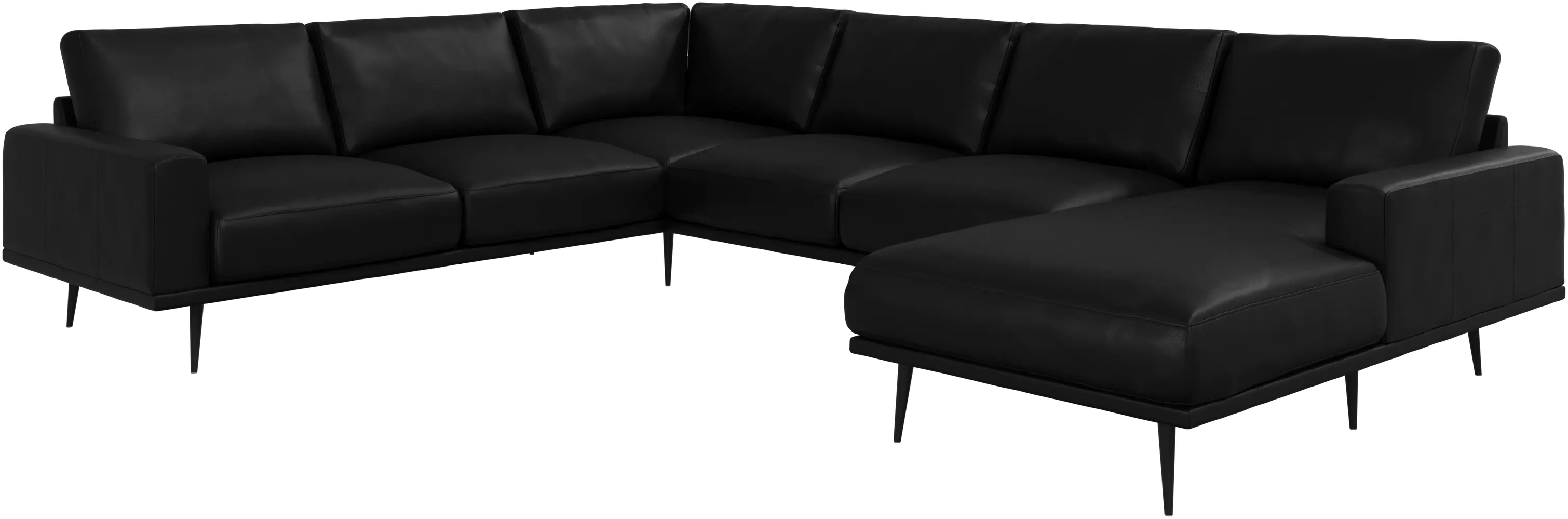 L字型ソファ | デザインを見る - ブラック | ボーコンセプト